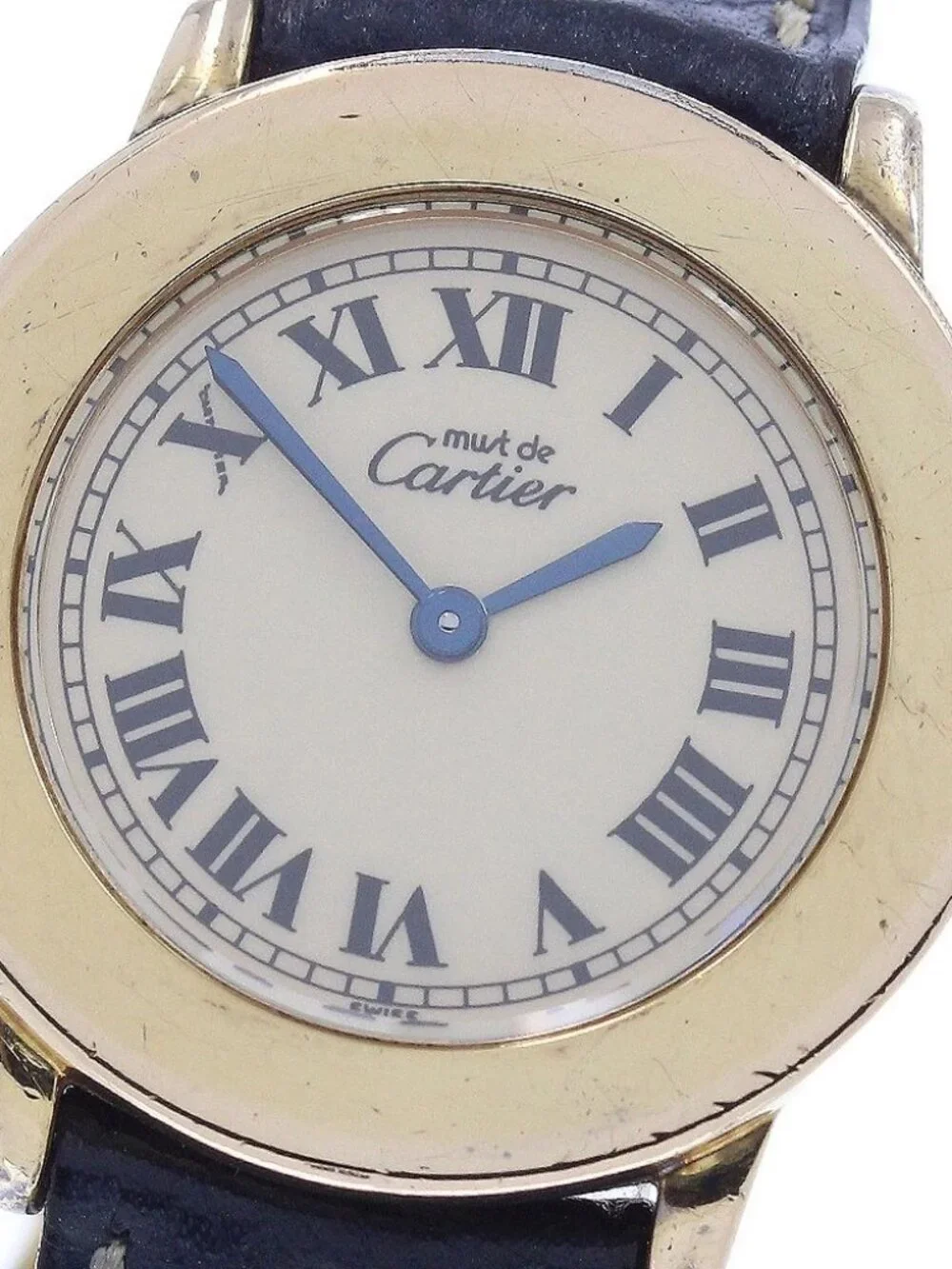 CARTIER Must Rondo SM W1008743 beige Dial Quartz Ladies Watch_968377